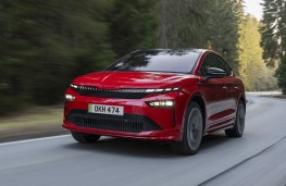 Skoda Enyaq SportLine Coupe, 2025, front