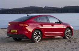 Skoda Enyaq SportLine Coupe, 2025, rear