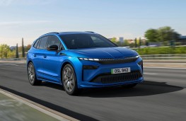 Skoda Enyaq SportLine, 2025, front