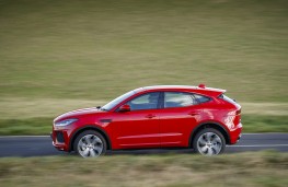 Jaguar E-Pace First Edition, 2017, side, action