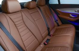 Mercedes-Benz E 220d AMG Line, 2016, rear seats