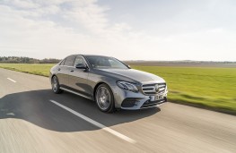 Mercedes-Benz E 220d AMG Line, 2016, side, action