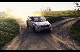 Range Rover Evoque Convertible, off-road testing, tracks