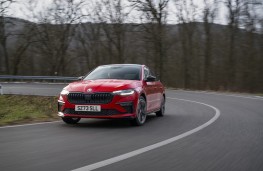 Skoda Scala, 2024, front, action