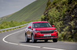 Skoda Kodiaq, 2024, front, action