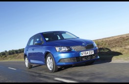 Skoda Fabia, front, action