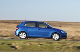 Skoda Fabia, side, action