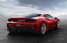 Ferrari 488 Pista rear threequarter