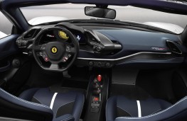 Ferrari Pista Spider cabin