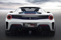 Ferrari Pista Spider rear