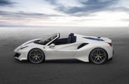 Ferrari Pista Spider side