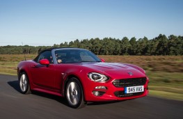 Fiat 124 Spider, action front