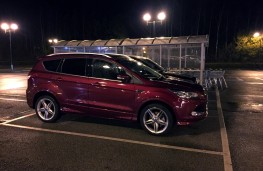Ford Kuga Titanium X Sport, side, night