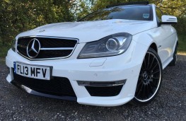Jamie Vardy, Mercedes C63 AMG, front
