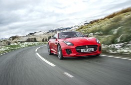 Jaguar F-TYPE 300ps, 2017, front, action