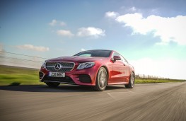 Mercedes-Benz E-Class Coupe, 2017, front, action