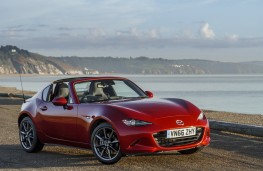 Mazda MX-5 RF, 2017, front, static, roof down