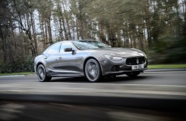 Maserati Ghibli, 2018, side, action