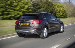 Mercedes GLA 220 CDI 4MATIC, rear, action