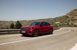 Mercedes-Benz GLC, 2025, front, action