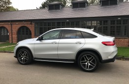 Mercedes-Benz GLE 350d 4MATIC AMG Line Coupe, 2017, side, static