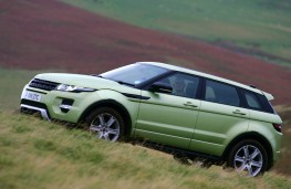 Range Rover Evoque, off road, Scotland, side