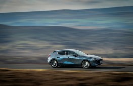 Mazda3, 2019, side, action