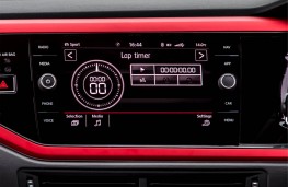 Volkswagen Polo GTI, 2018, display screen, track mode