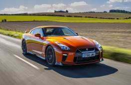 Nissan GT-R, 2017, front, action