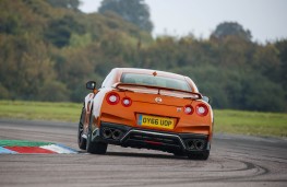Nissan GT-R, 2017, rear, track