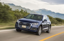 Audi Q5, 2017, front, action