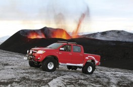 Toyota Hilux, Iceland volcano