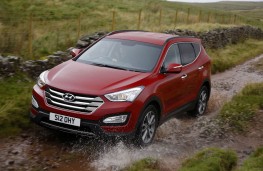 Hyundai Santa Fe, front, off road