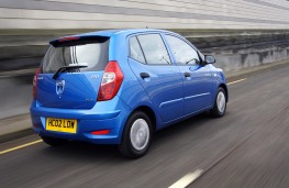 Hyundai i10 Blue, rear