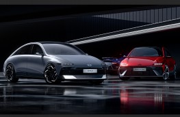 Hyundai IONIQ 6 and IONIQ 6 N Line, 2025, front, pair