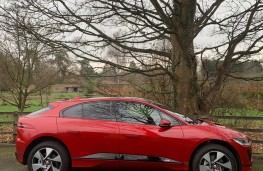 Jaguar I-PACE, 2018, side, upright