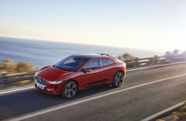 Jaguar I-PACE, 2018, side, action