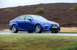 Lexus IS 300h, 2017, side, action
