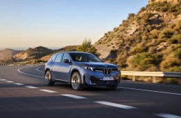 BMW iX3, 2025, front, action