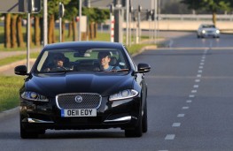 Jaguar XF, head-on