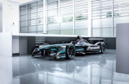 Jaguar I-TYPE 1 Formula E racing car, front