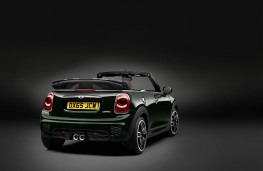 MINI John Cooper Works Convertible, 2016, rear, hood down