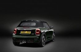 MINI John Cooper Works Convertible, 2016, rear, hood up