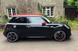 MINI John Cooper Works Convertible, 2016, side, hood down