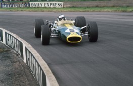 Jim Clark driving Lotus 25