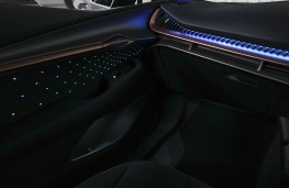 Cupra Tavascan, 2025, ambient light, blue, door and facia