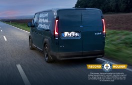 Kia PV5 Cargo, 2025, world range record, rear