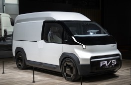 Kia PV5, 2024, van, front