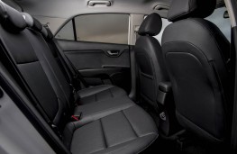 Kia Rio, rear seats