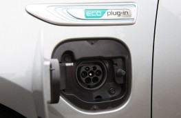 Kia Optima plug-in hybrid, charging socket